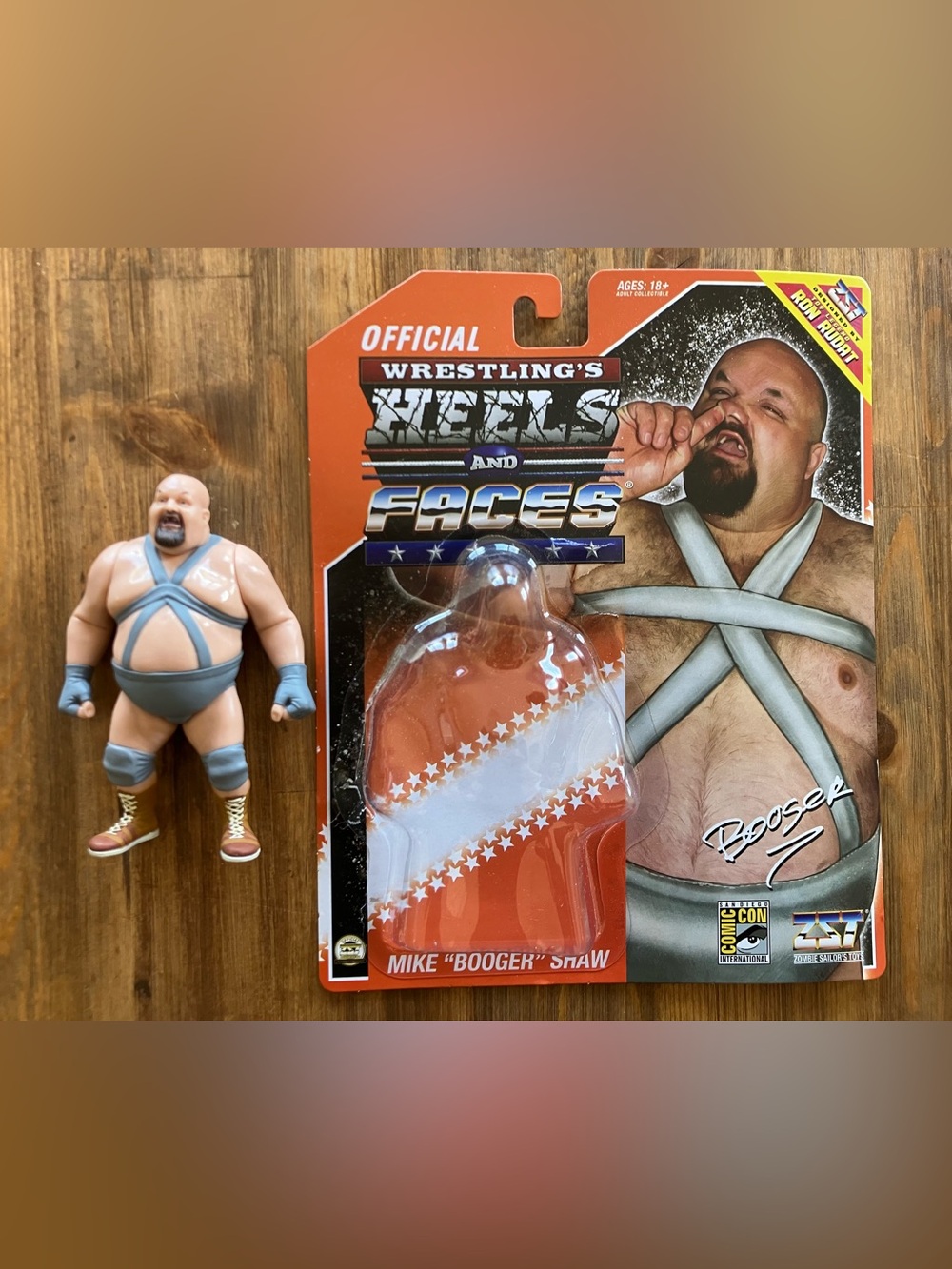 Zombie Sailor Toys Retro Bastion Booger Wrestling Figure WWF/WWE/WCW/AEW